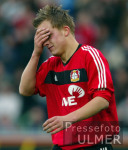Fussball 1. Bundesliga: Bayer 04, SCHOOF Gestik