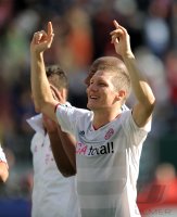 Fussball 1. Bundesliga, Saison 2011/2012:  JUBEL Bastian Schweinsteiger (FC Bayern Muenchen)