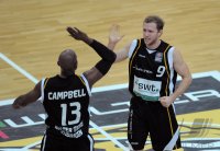Basketball  1. Bundesliga  11/12  Walter Tigers Tuebingen - LTI Giessen 46ers