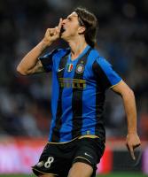 FUSSBALL SERIE A:  JUBEL  Ibrahimovic (Inter Mailand)