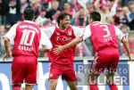 Fussball 1. Bundesliga: Bayern - Bochum, Bayern Jubel