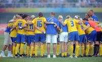 FUSSBALL  Olympia 2008   Vorrunde  Frauen   Schweden - Argentinien