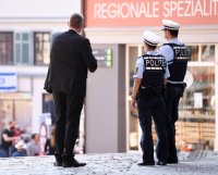 Politik, Wahlkampf CDU; Daniel Guenther und Annette Widmann - Mauz