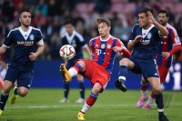 FUSSBALL 1. Bundesliga 2014/2015:  FC Bayern Muenchen - Paulaner Traumelf