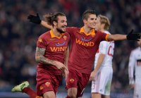 FUSSBALL SERIE A 2012/2013: JUBEL Pablo Osvaldo (AS Rom)