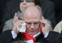 Fussball 1. Bundesliga  Saison 2010/2011: Praesident  Uli Hoeness (FC Bayern Muenchen)