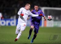 FUSSBALL  International CHL 09/10 :  AC Florenz - FC Bayern  Muenchen