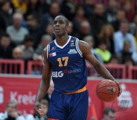 Basketball 1. Bundesliga 14/15 Hauptrunde:  Walter Tigers Tuebingen - Eisbaeren Bremerhaven