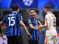 FUSSBALL CHAMPIONS LEAGUE SAISON 24/25
Viertelfinal Rueckspiel, Inter Mailand - FC Bayern Muenchen