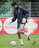 Fussball WM Quali 2006 Training Schweizer Nationalmannschaft