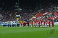 Fussball 2. Bundesliga:  1 FC Kaiserslautern - TSV 1860 Muenchen