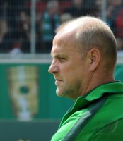 FUSSBALL, DFB Pokal 1. Hauptrunde: Trainer Thomas Schaaf (SV Werder Bremen)