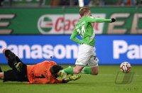 Fussball, 1. Bundesliga  Saison 2014/2015: VfL Wolfsburg - SC Freiburg