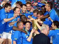 DFB-Pokalfinale: Schalke 04 - Bayer 04 Leverkusen, Jubel