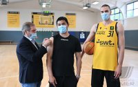 Basketball 2. Bundesliga 2021/2022: Corona-Impfkampagne Tigers Tuebingen