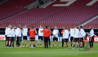 Fussball Training Deutsche Nationalmannschaft: Teamkreis
