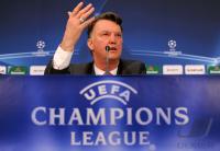 FUSSBALL International CHL 09/10: Trainer Louis van Gaal (FCB)