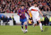 FUSSBALL  International CHL 09/10 : VfB Stuttgart -  FC Barcelona