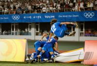FUSSBALL  Olympia 2008   Vorrunde  Maenner   Italien - Korea