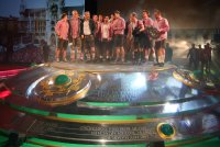 Fussball 1. Bundesliga  Deutscher Meister 14/15 FC Bayern Muenchen