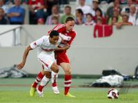 Fussball Ligapokal: Stuttgart - Muenchen