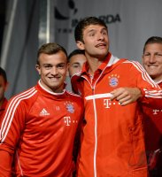 Fussball 1. Bundesliga 2013/2014: FC Bayern Muenchen Teampraesentation