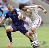 FUSSBALL WM 2014, Gruppenphase: Spanien - Niederlande