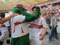 Fussball 1. Bundesliga 10/11 :  JUBEL  Shinji Okazaki (VfB Stuttgart)