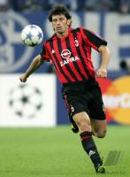 Fussball International UCL: Mailand, KALADZE Einzelaktion am Ball