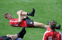 Fussball 1. Bundesliga 11/12: FC Bayern Muenchen Training in Doha