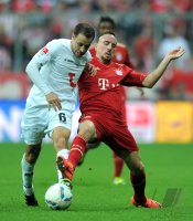 Fussball 1. Bundesliga, Saison 2011/2012:  FC Bayern Muenchen - Hannover 96