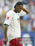 Fussball 1. Bundesliga: HSV, MPENZA enttaeuscht