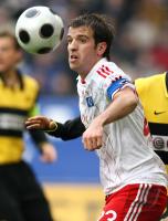 Fussball 1. Bundesliga: Hamburger SV, VAN DER VAART Einzelaktion