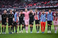 Fussball 1. Bundesliga  Saison  2025/2026  28. Spieltag SC Freiburg - FC Bayern Muenchen