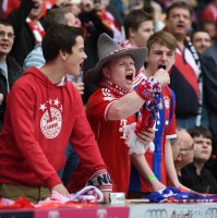 Fussball 1. Bundesliga Saison 14/15: FC Bayern Muenchen - Eintracht Frankfurt