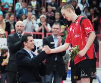 Volleyball 1. Bundesliga  08/09 Play Off  ENBW TV Rottenburg  -  VfB Friedrichshafen