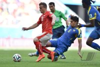 FUSSBALL WM 2014, Gruppenphase: Schweiz - Ecuador