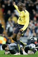 Fussball CL: Madrid - Arsenal, Zweikampf