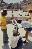 Fussball 1. Bundesliga Saison 1974/1975: Beckenbauer bei Filmdreh in Jerusalem