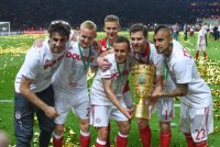 Fussball DFB Pokalendspiel 15/16: FC Bayern Muenchen - Borussia Dortmund