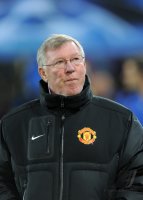 Fussball CHL  Saison 2011/2012: Enttaeuschung Trainer Sir  Alex  Ferguson  (Manchester United FC)