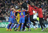 Fussball CHL  Saison 2011/2012: FC Basel Jubel nach dem Sieg