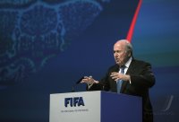 FUSSBALL INTERNATIONAL:   61. FIFA  Kongress in Zuerich 2011 FIFA Praesident  Blatter (SUI)
