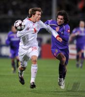 FUSSBALL  International CHL 09/10 :  AC Florenz - FC Bayern  Muenchen