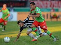 Fussball Saison 2012/2013: DFB Pokal: SV Wacker Burghausen - Fortuna Duesseldorf