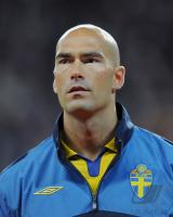 Fussball WM  2010  Qualifikation:  Daenemark - Schweden