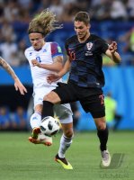 FUSSBALL WM 2018 Vorrunde Island - Kroatien