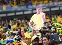 FUSSBALL WM 2014, HALBFINALE: Brasilien - Deutschland