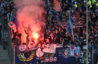 Fussball, 1. Bundesliga  Saison 2014/2015, Relegation: Hamburger SV - Karlsruher SC