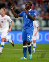 Fussball International WM Qualifikation 2014:  JUBEL Mario Balotelli (Italien)